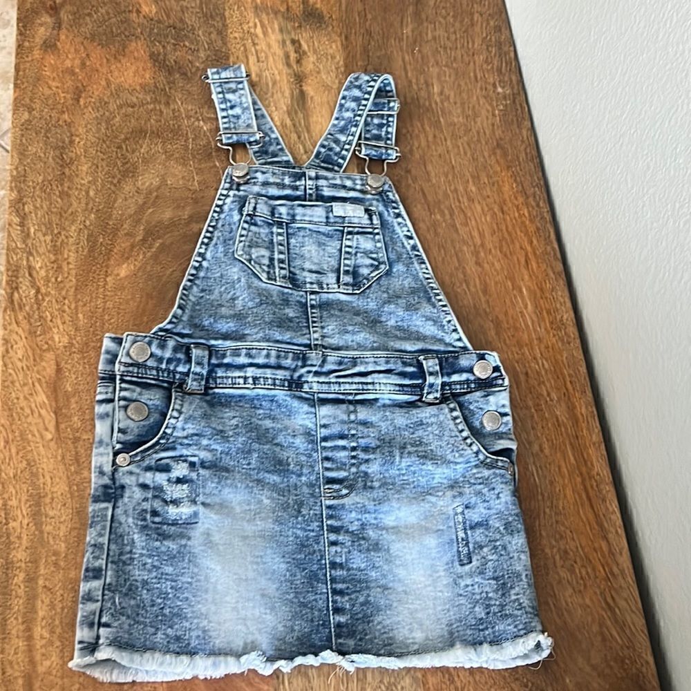 7 for all Mankind Denim Skirt Overall 4